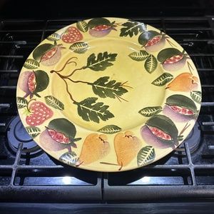 EX-Large Ceramic 16 1/3" Platter  Handpainted by Coop CERAMICHE TOSCANE Italy